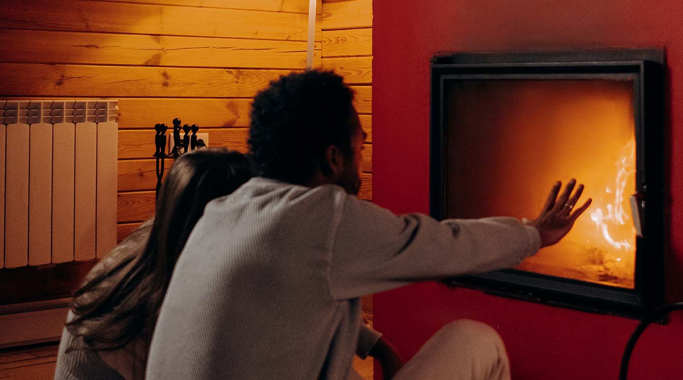 como decorar chimenea eléctrica