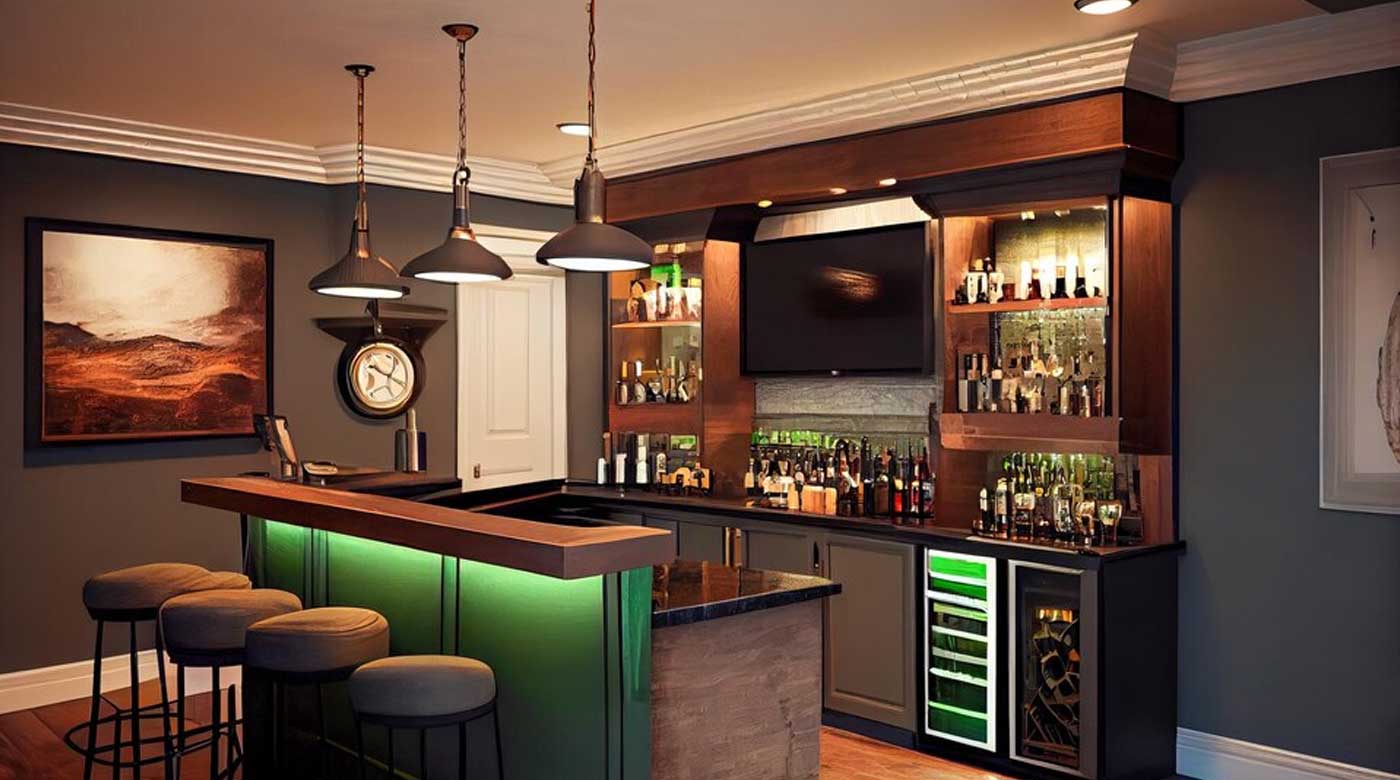 destacado como decorar bar pequeno casa colineal