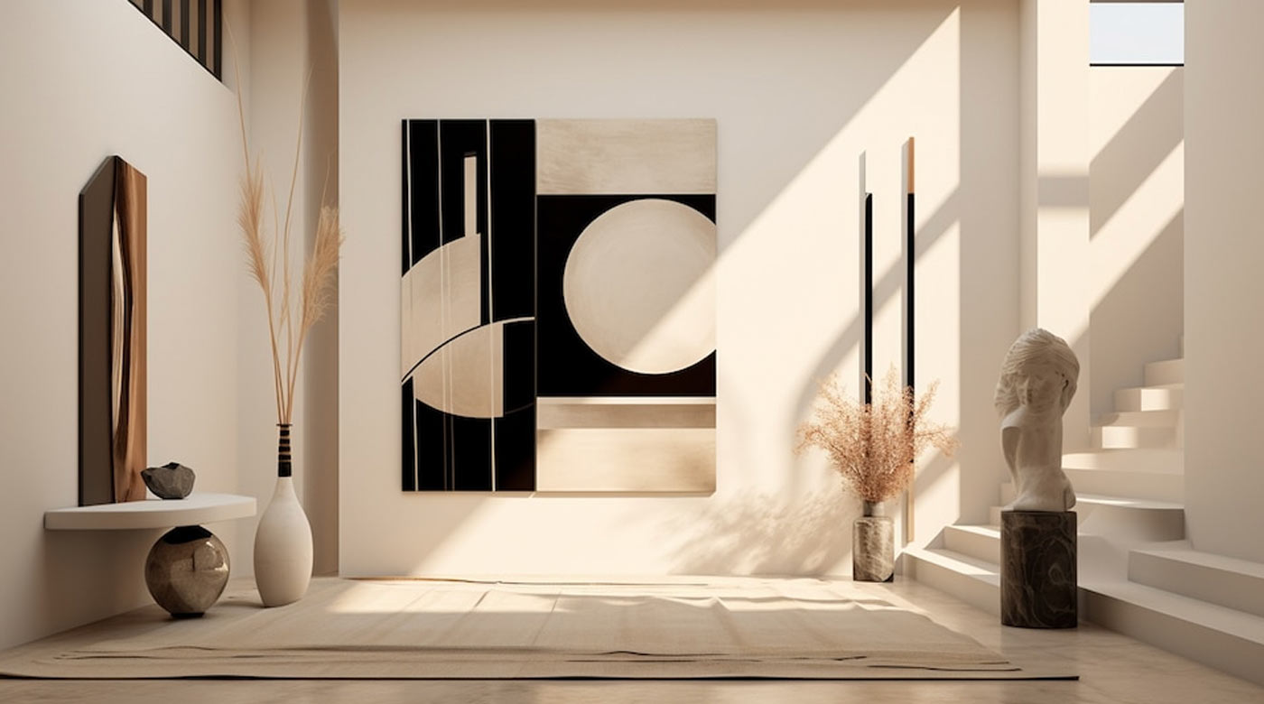 destacado como decorar paredes cuadro espejos colineal