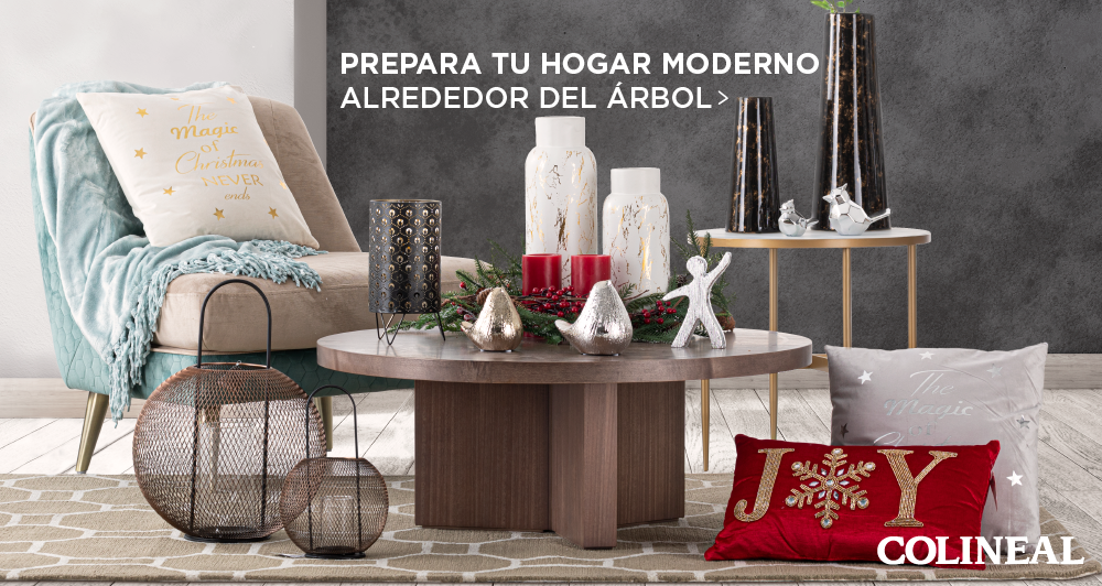 Decoración navideña para una casa moderna