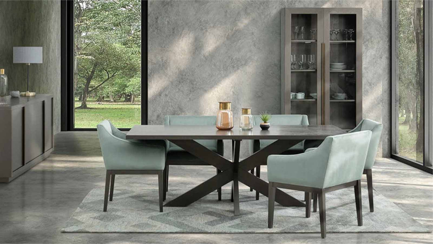 sillas comedor turquesa