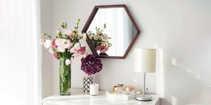 7 espejos de pared top con formas geométricas y naturaleza a la