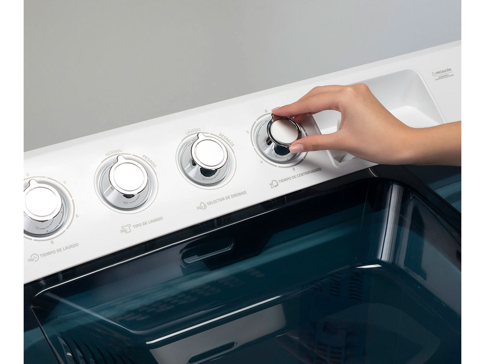 Lavadora Semi Automatica Doble Tina 11 KG Indurama