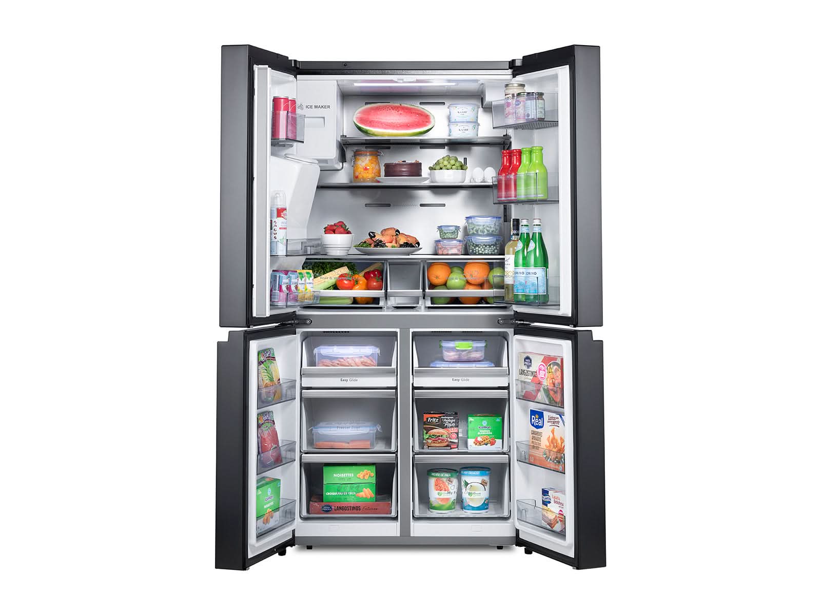Refrigeradora Cross Door Negra RI-885I Indurama
