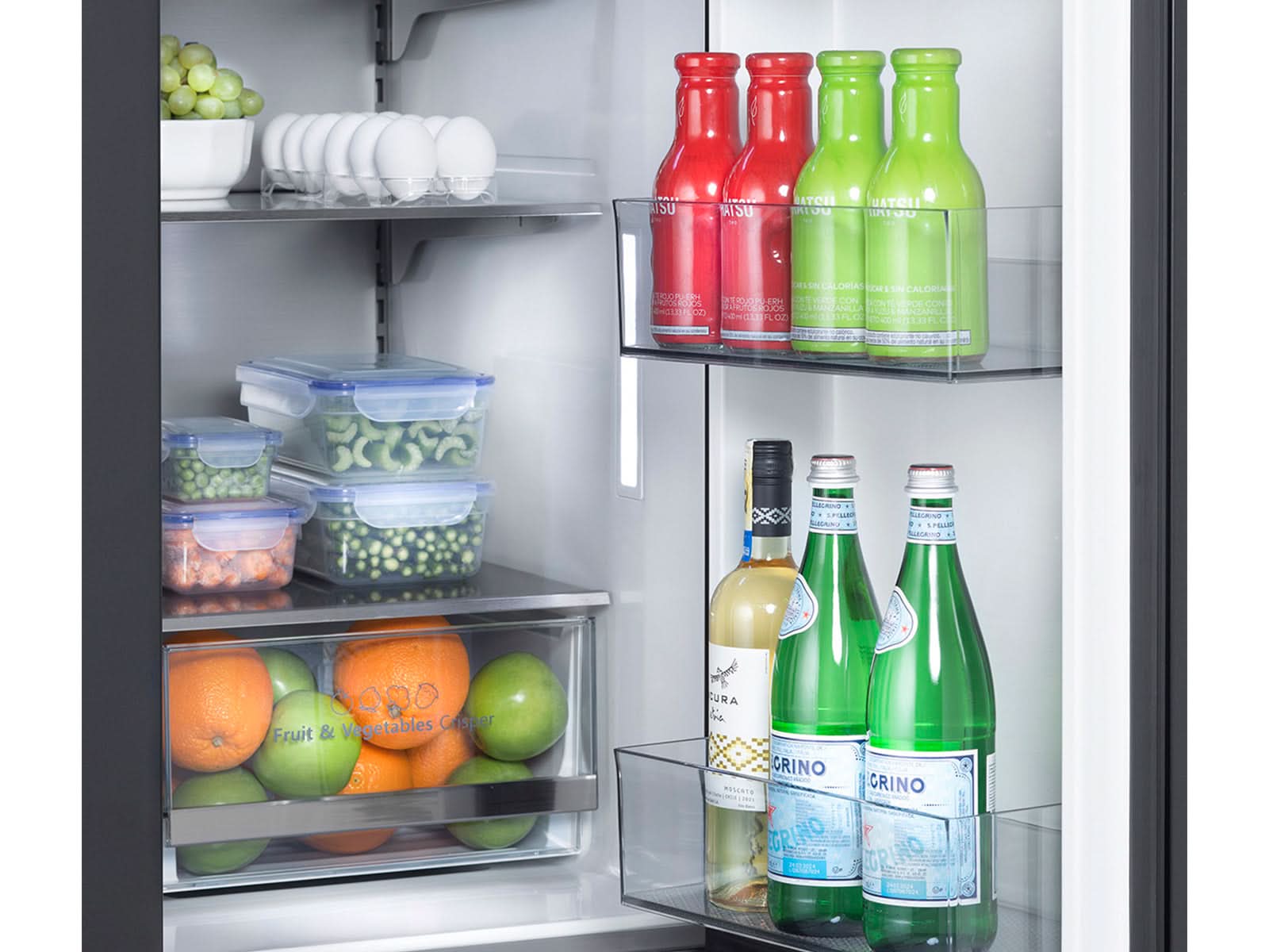 Refrigeradora Cross Door Negra RI-885I Indurama