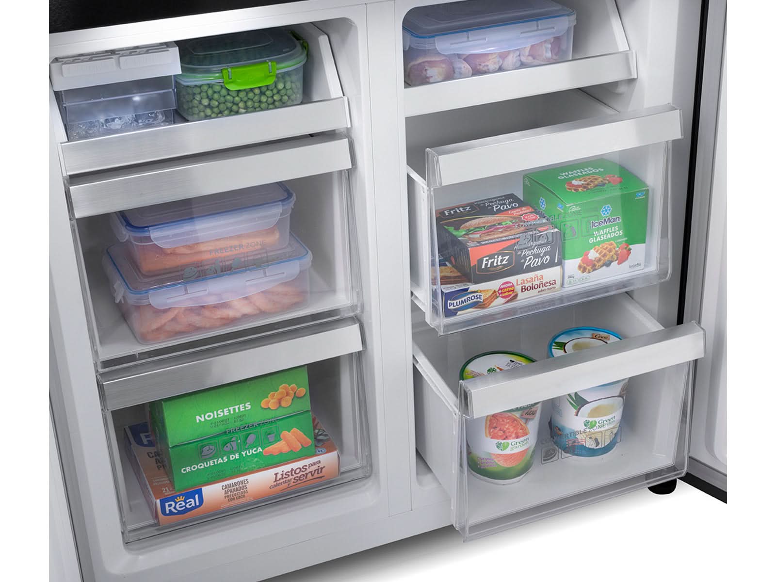 Refrigeradora Cross Door Negra RI-880I Indurama