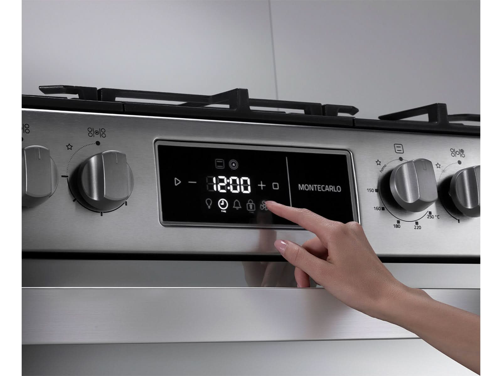 Cocina a Gas Montecarlo Zafiro 30" Indurama