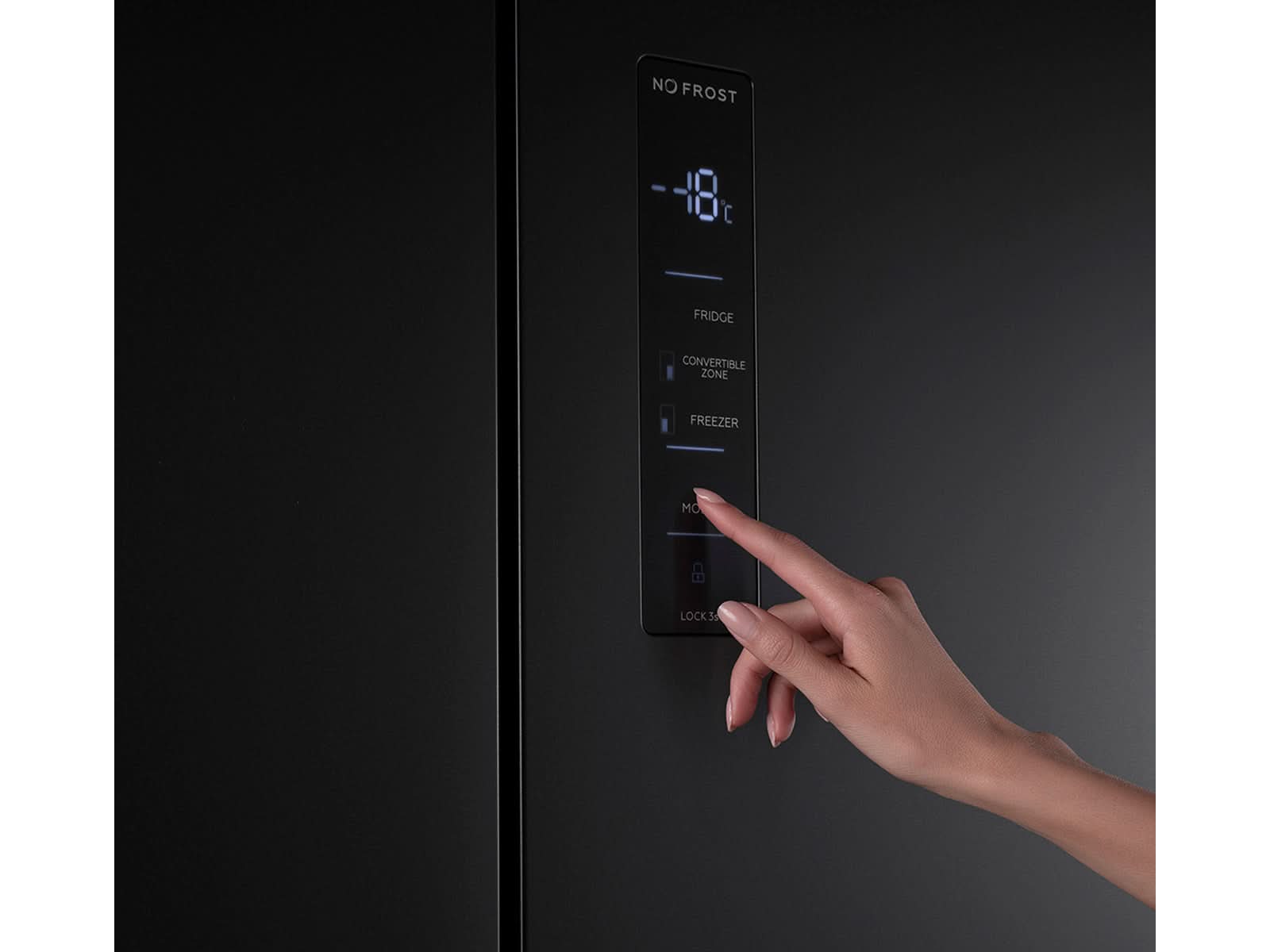 Refrigeradora Cross Door Negra RI-880I Indurama