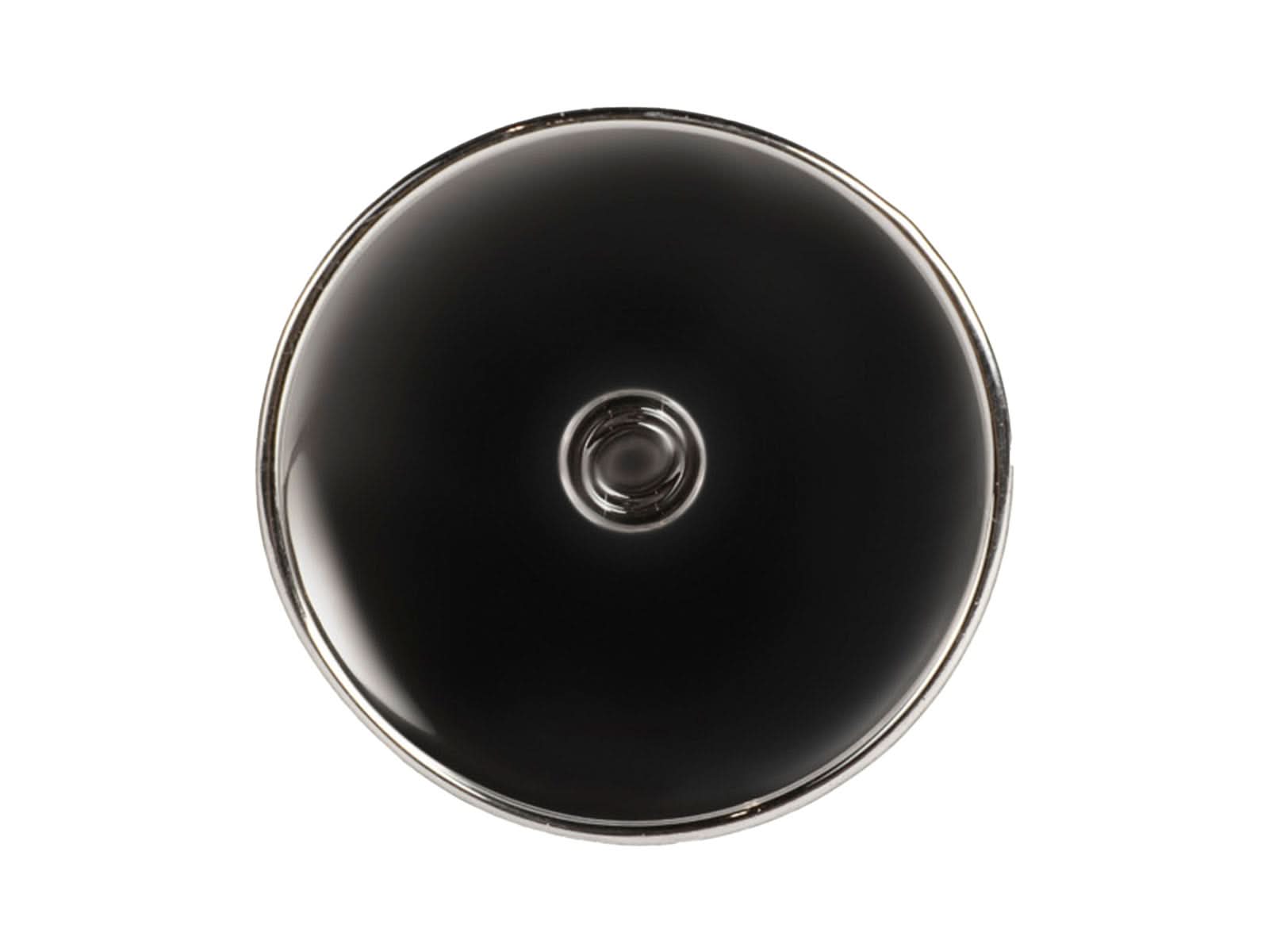 Candelabro Vidrio Negro 28x10cm