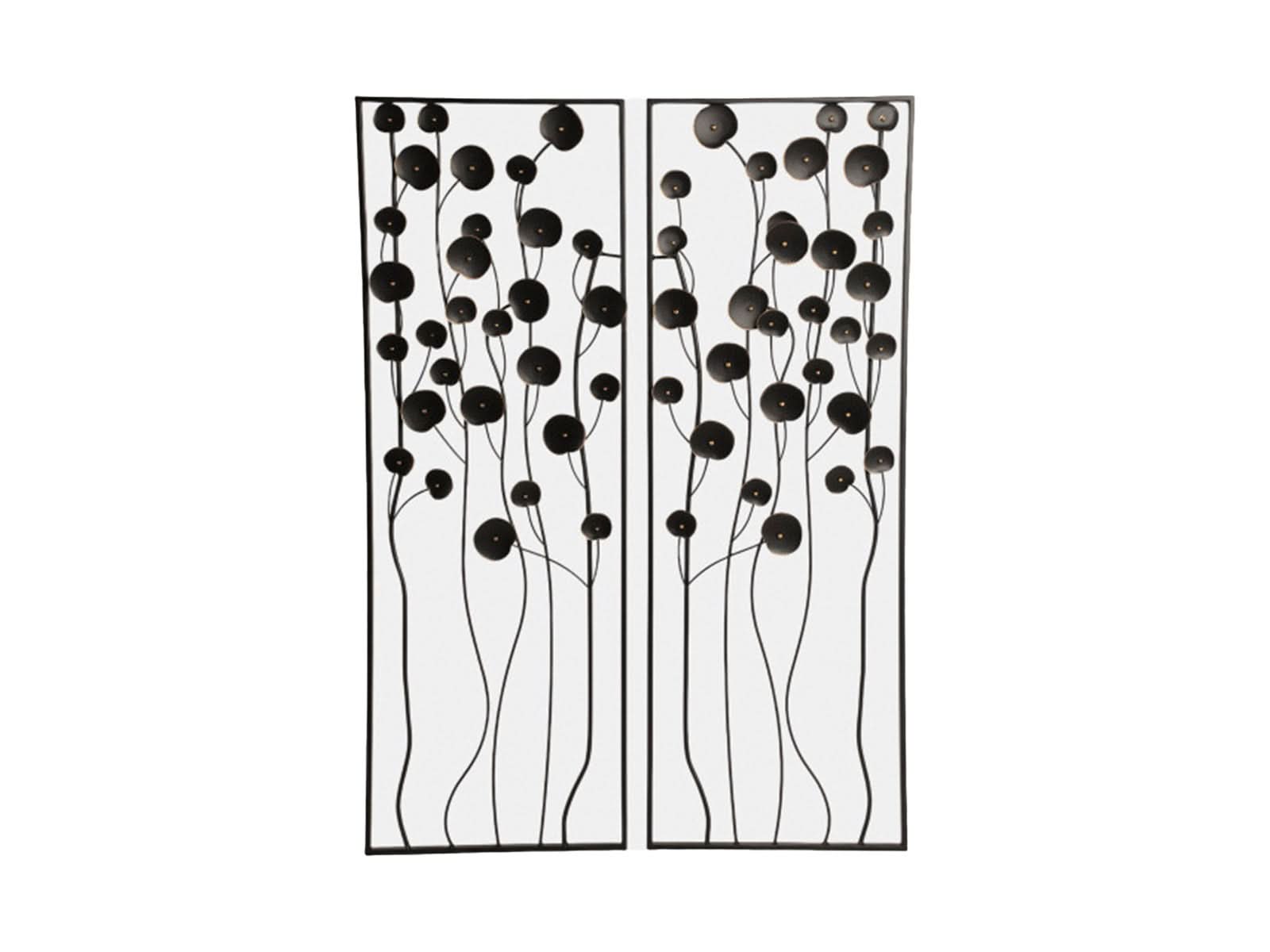 Aplique De Pared Flores Set x2