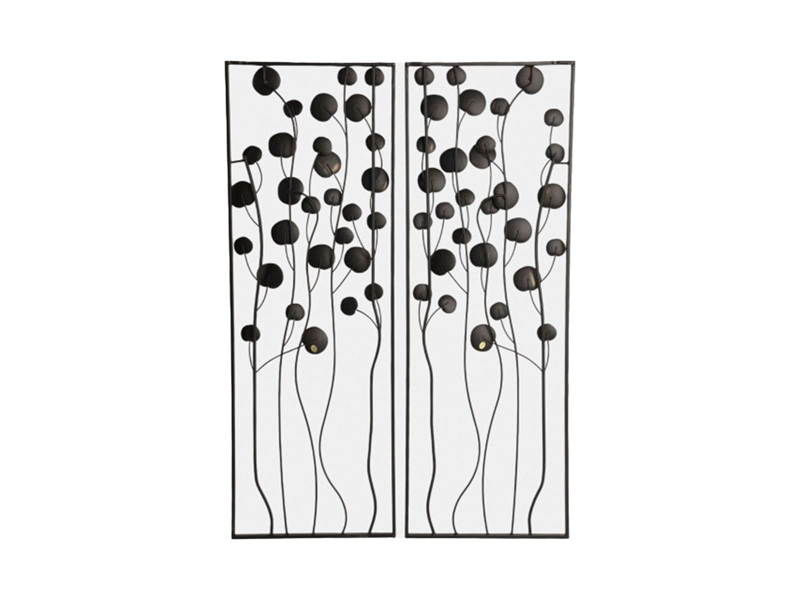 Aplique De Pared Flores Set x2