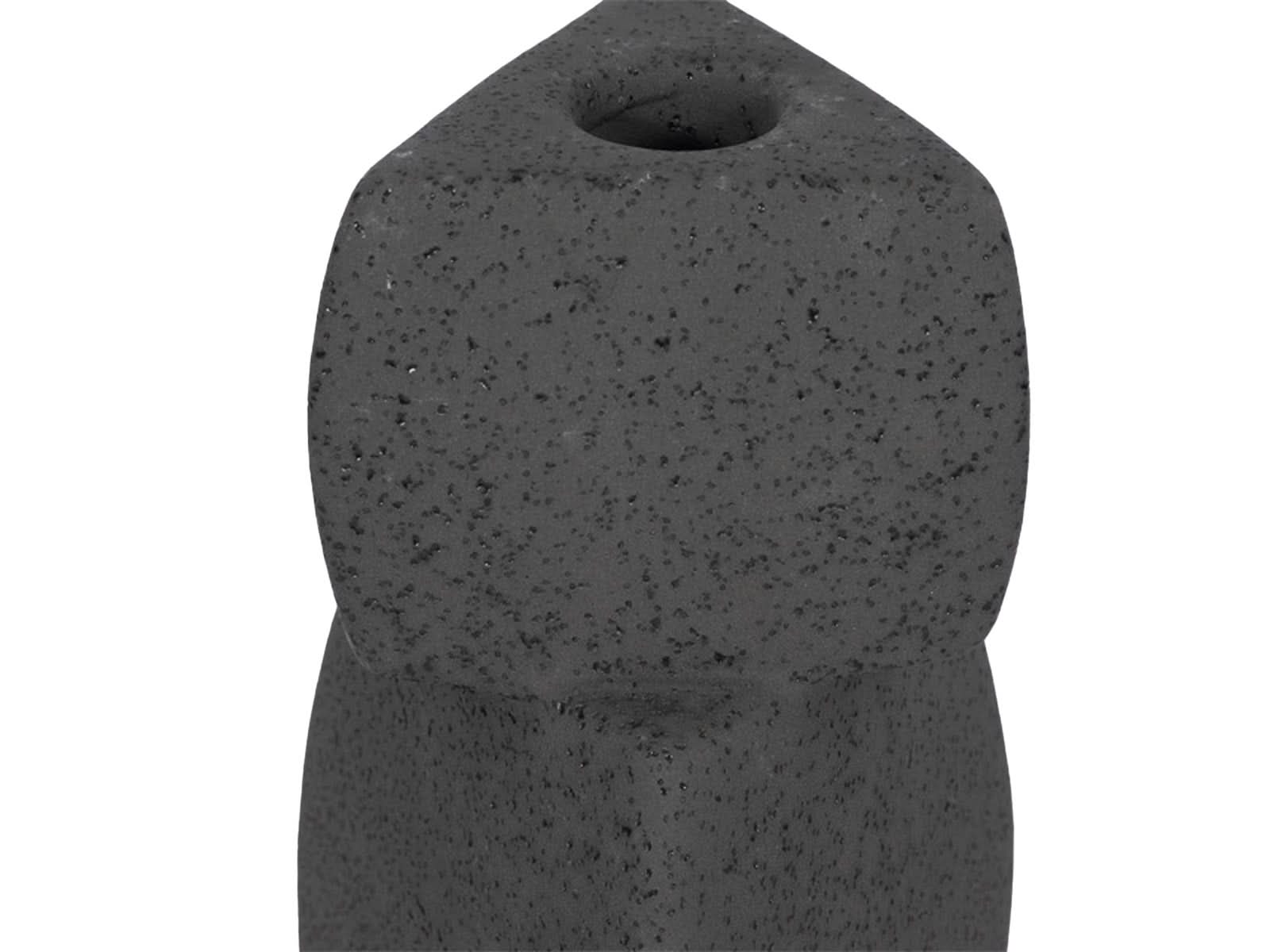 Candelabro Blanco Negro Glaze