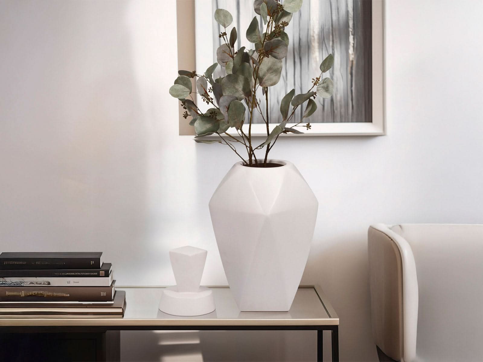 Jarron Decorativo con Tapa