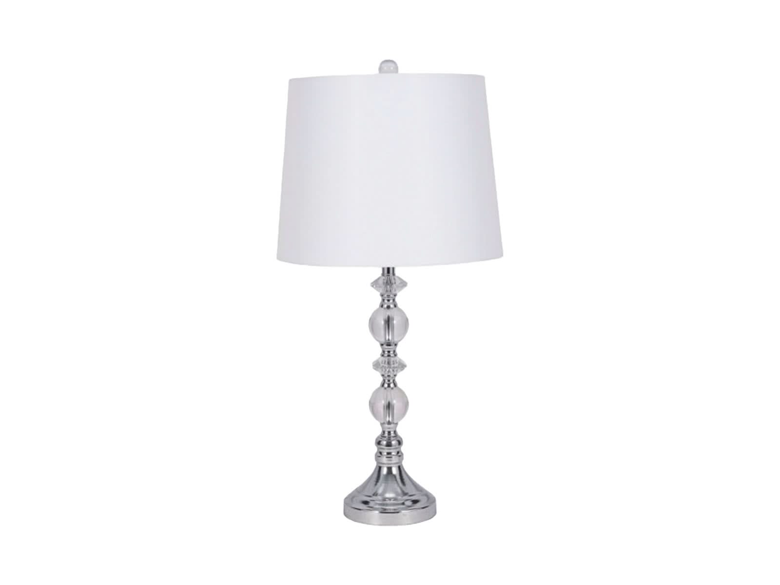 Lampara de Mesa Cristal 66cm