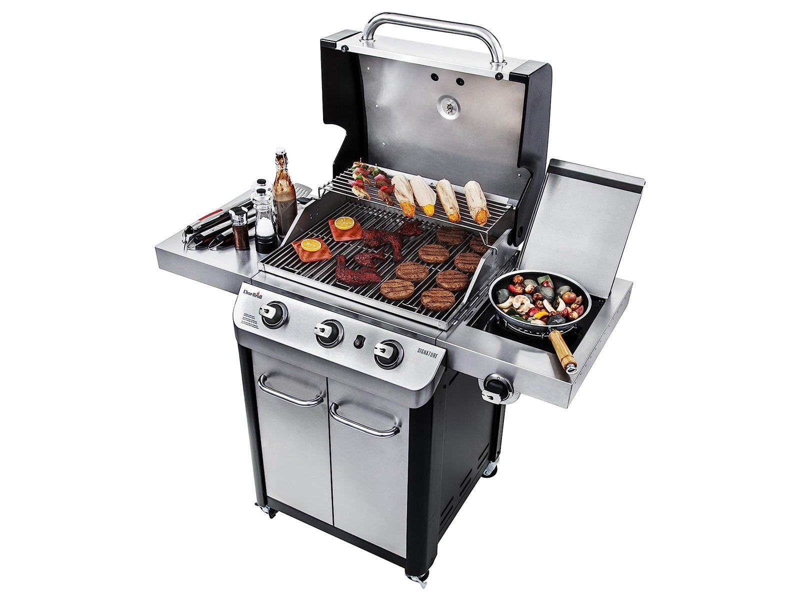 Parrilla a Gas 3 Quemadores Tru Infrared