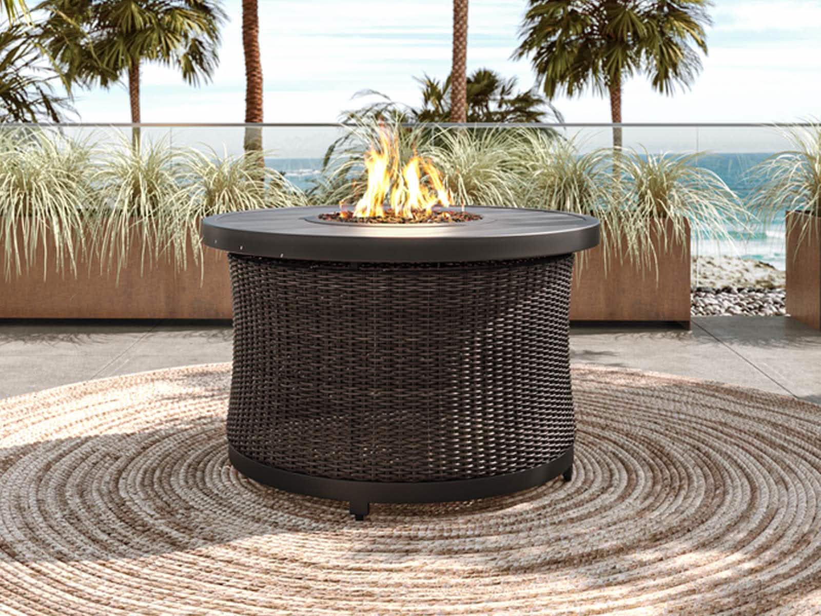 Mesa Centro Havana Outdoor Chocolate