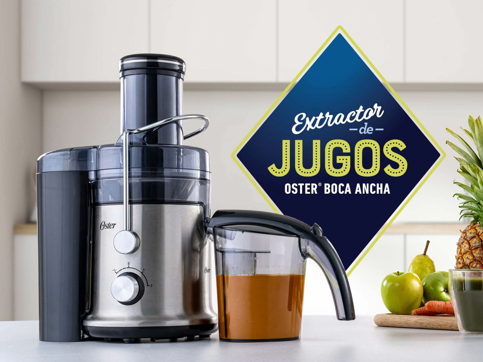 Extractor de Jugos Oster Boca Ancha