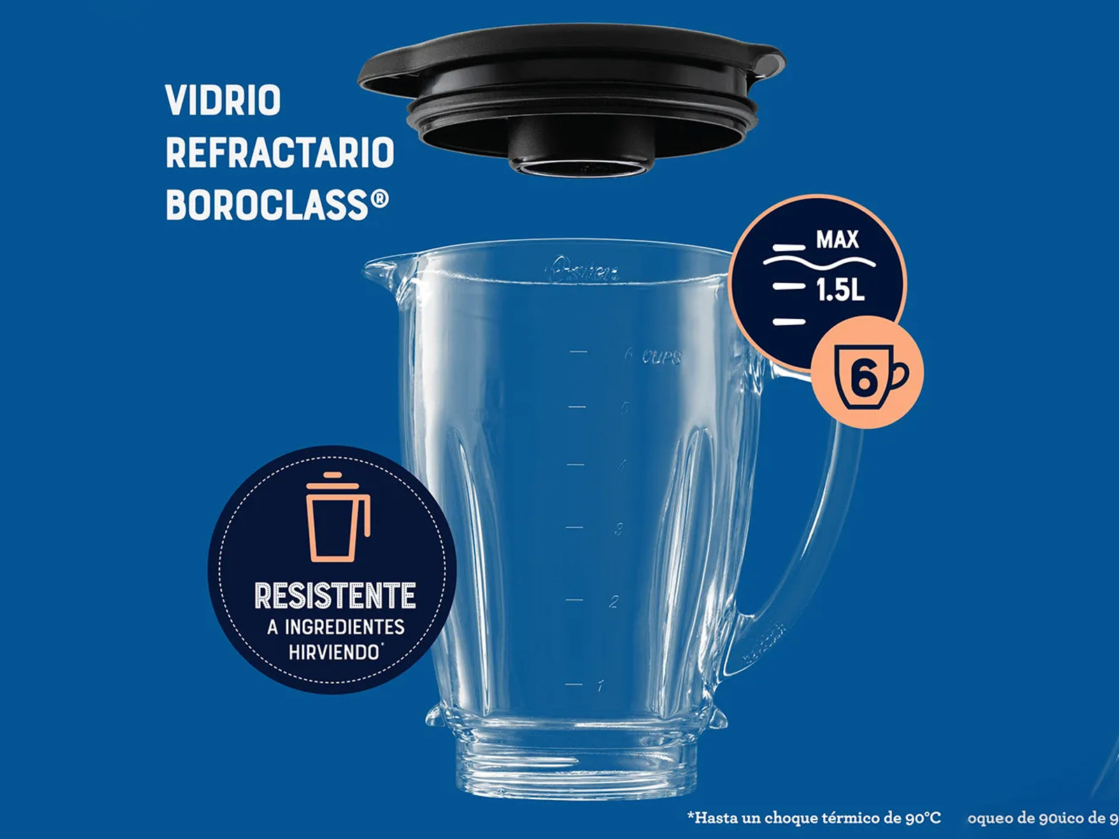 Licuadora Oster C/Negro