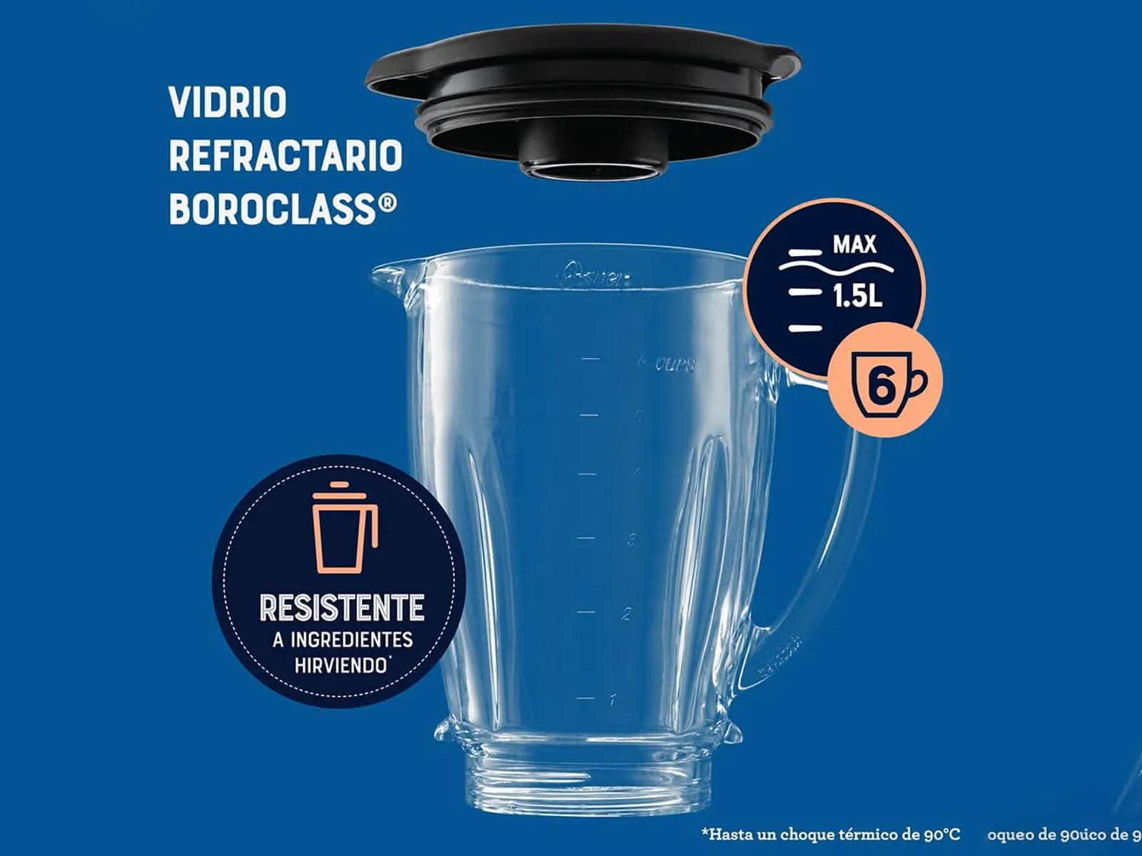 Licuadora Oster C/Negro