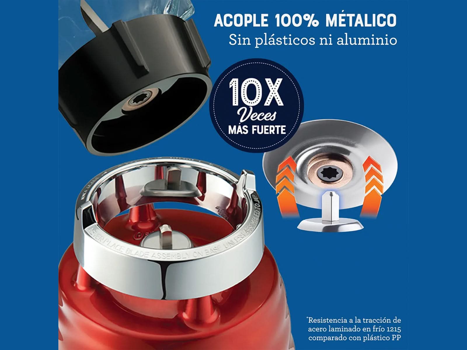 Licuadora Clasica Oster C/Rojo