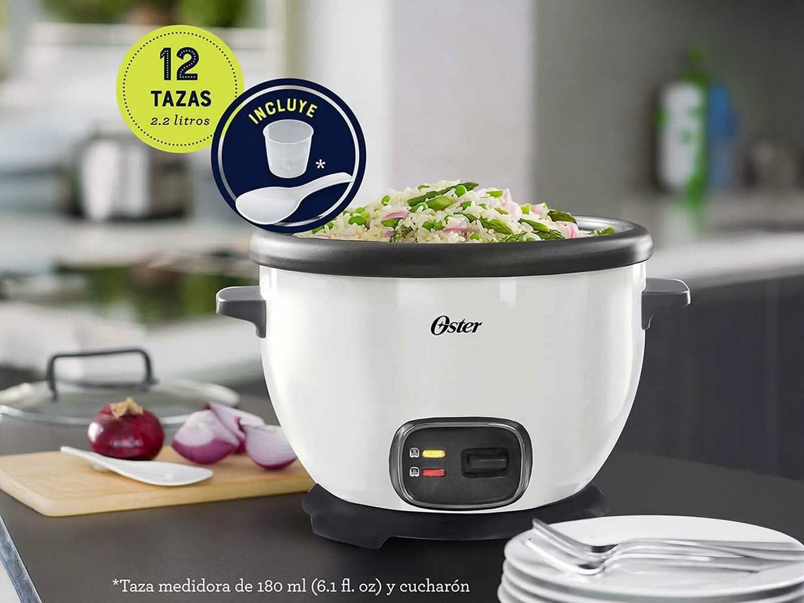 Olla Arrocera Multiuso Blanca 12 tz Oster