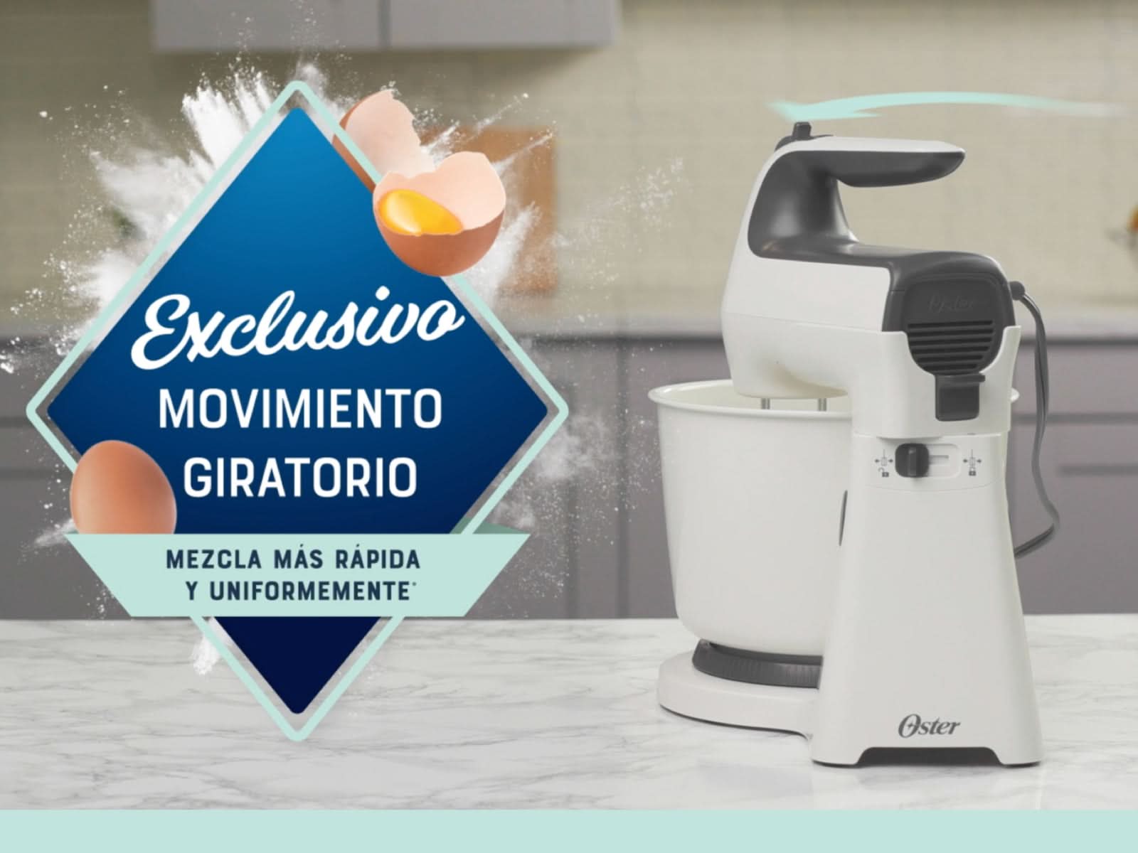 Batidora de Mano con Pedestal Oster 250W
