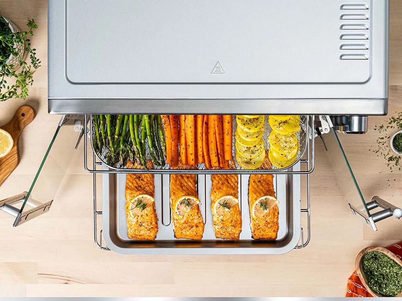 Horno con Freidora de Aire 42 L. Oster Silver