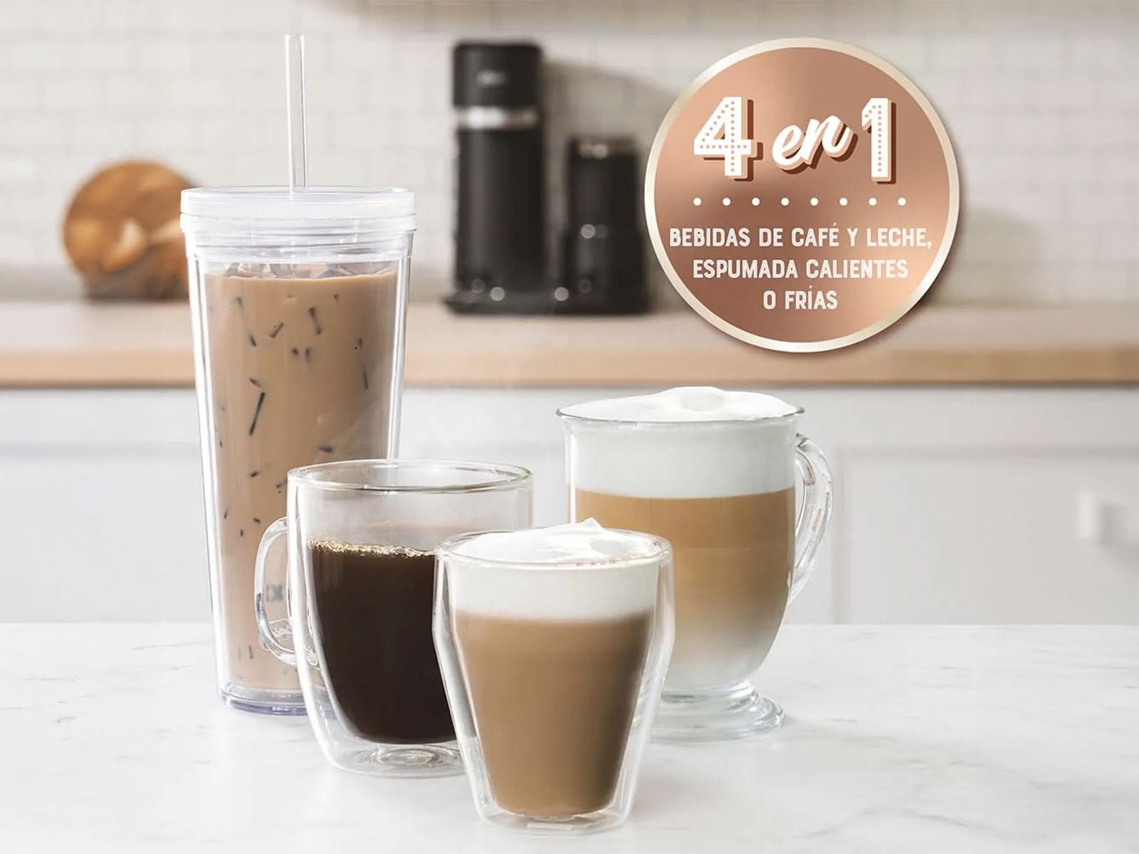 Cafetera Latte 4 en 1 Oster