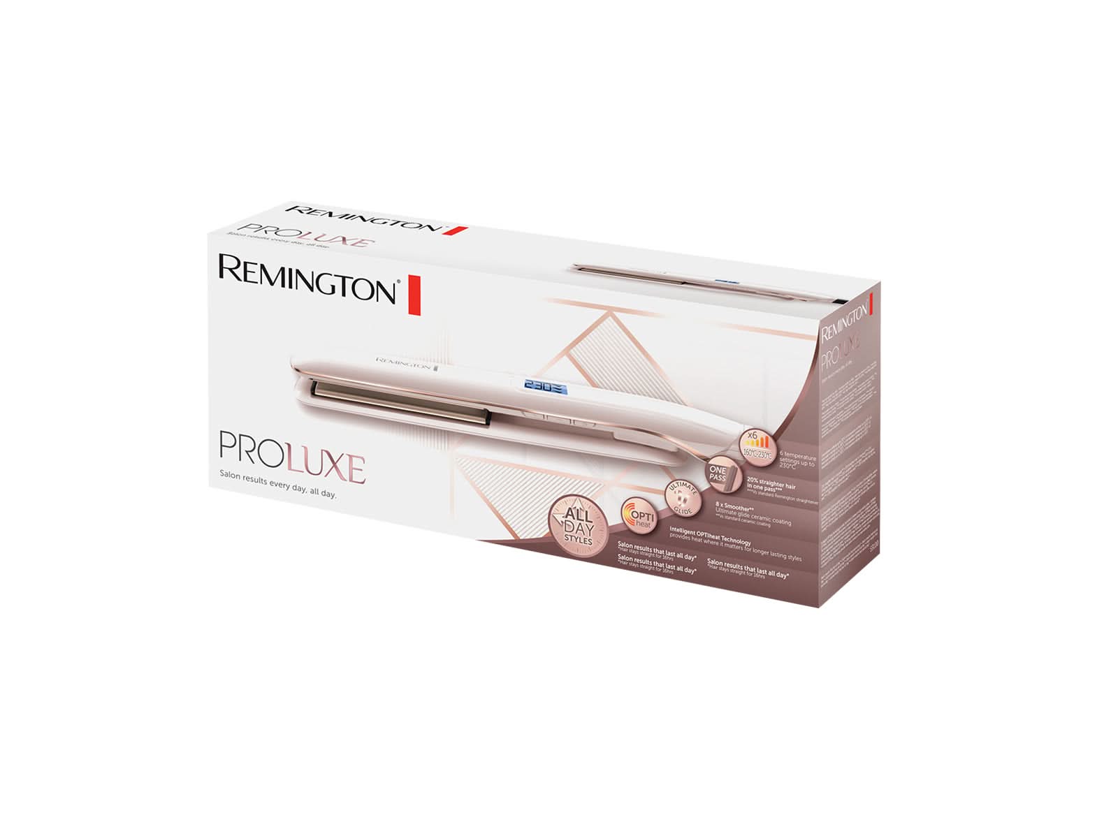 Plancha de Cabello Pro Therma Luxe Remington