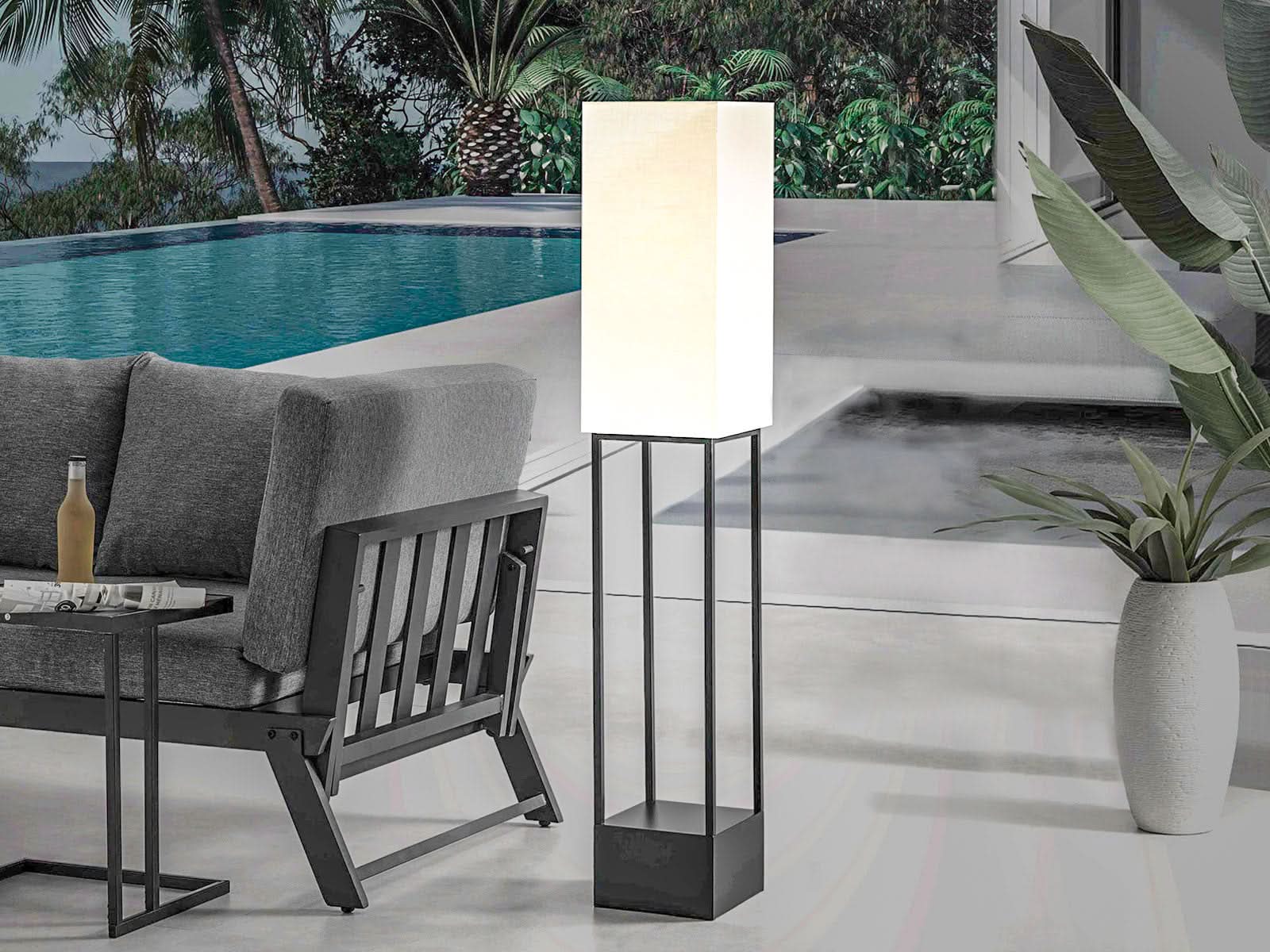 Lampara De Pie Outdoor Quinlan Inalambrica