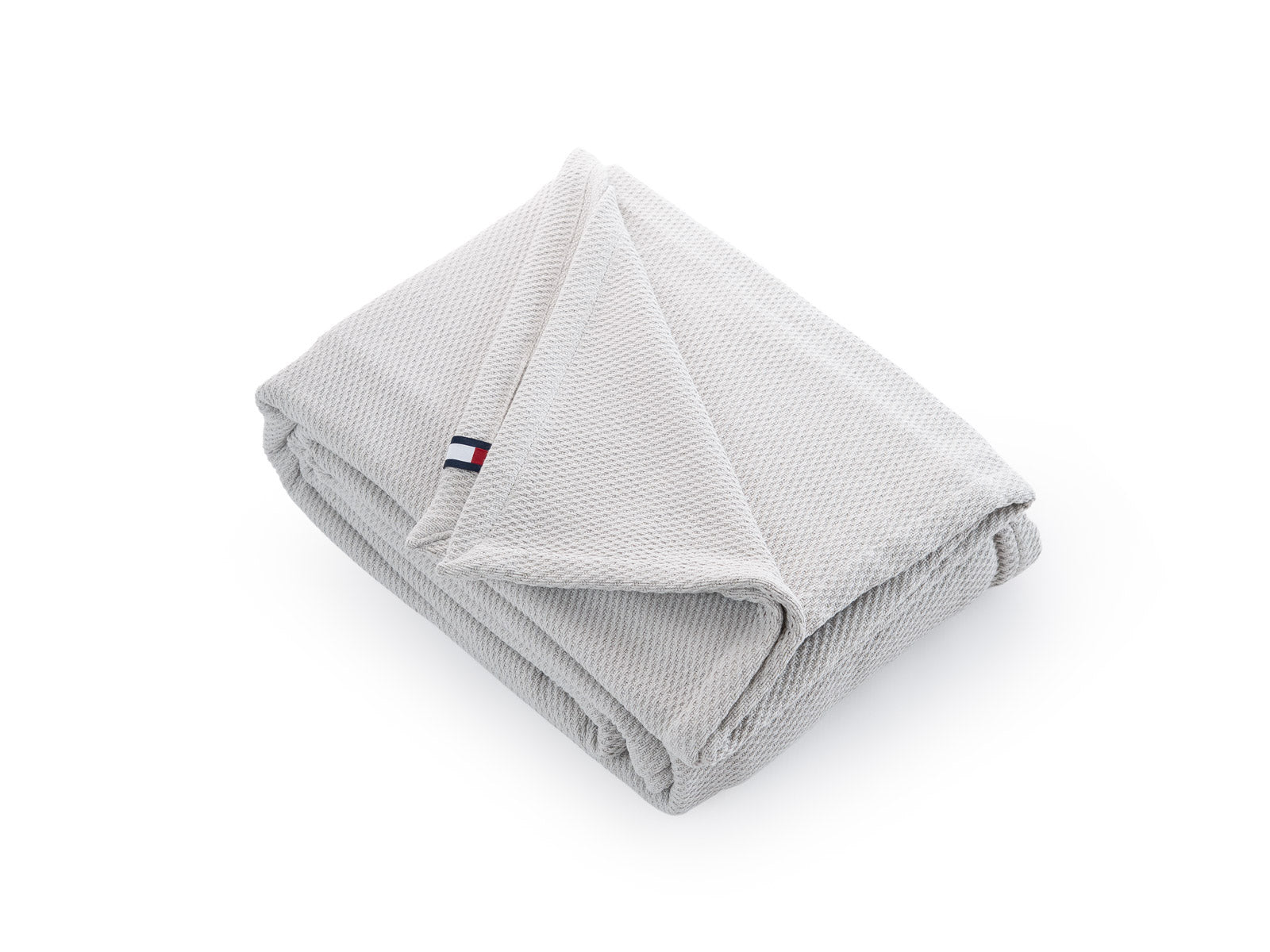 Cobija Cotton Pique Tommy Hilfiger #Color_GrisClaro
