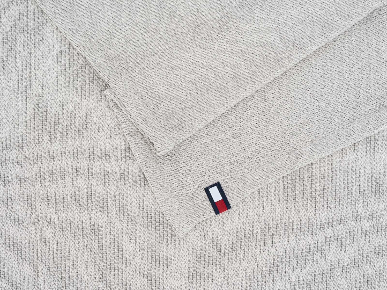 Cobija Cotton Pique Tommy Hilfiger #Color_GrisClaro
