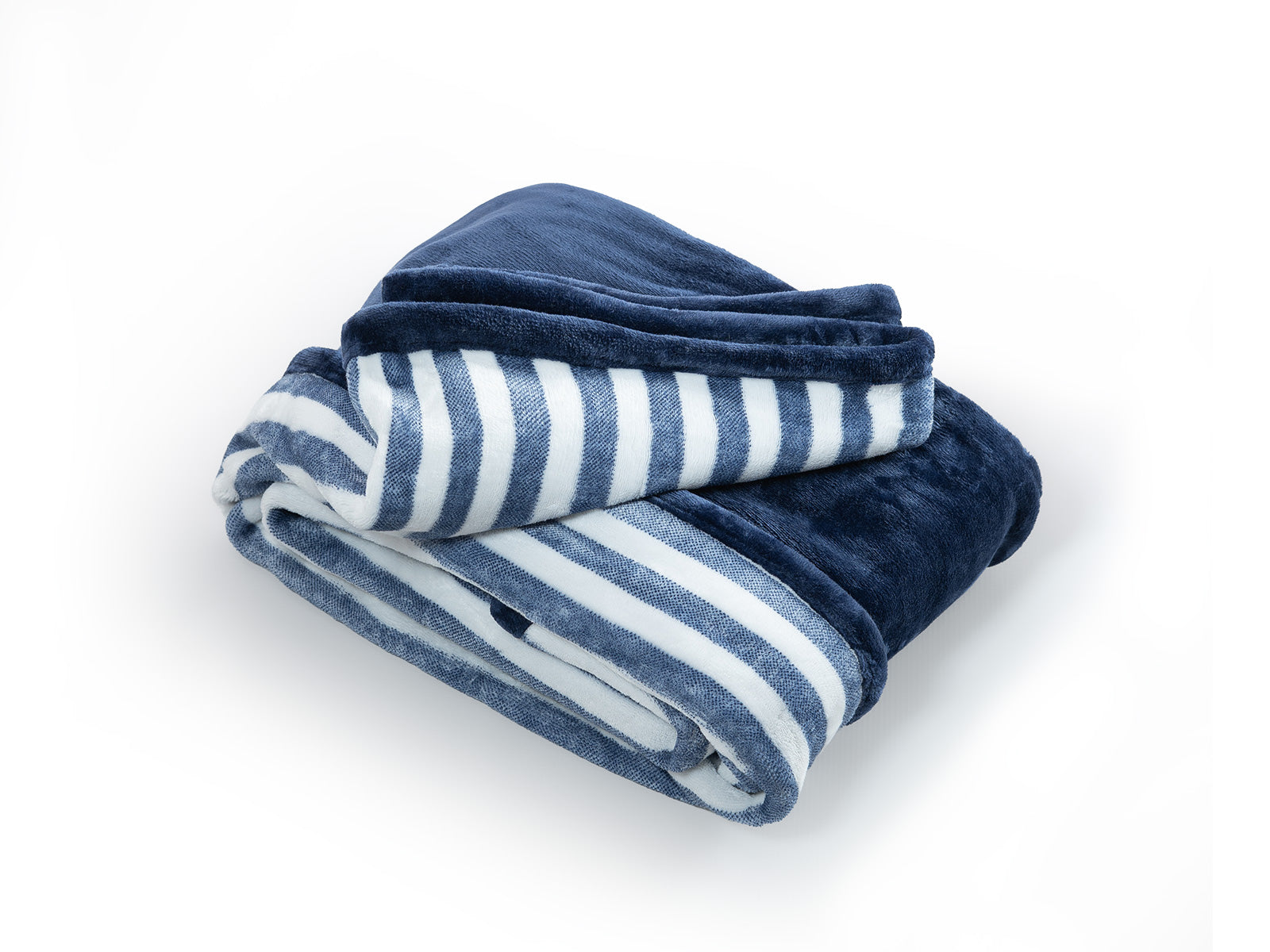 Manta Tommy Hilfiger #Color_Lineas Azules Blancas