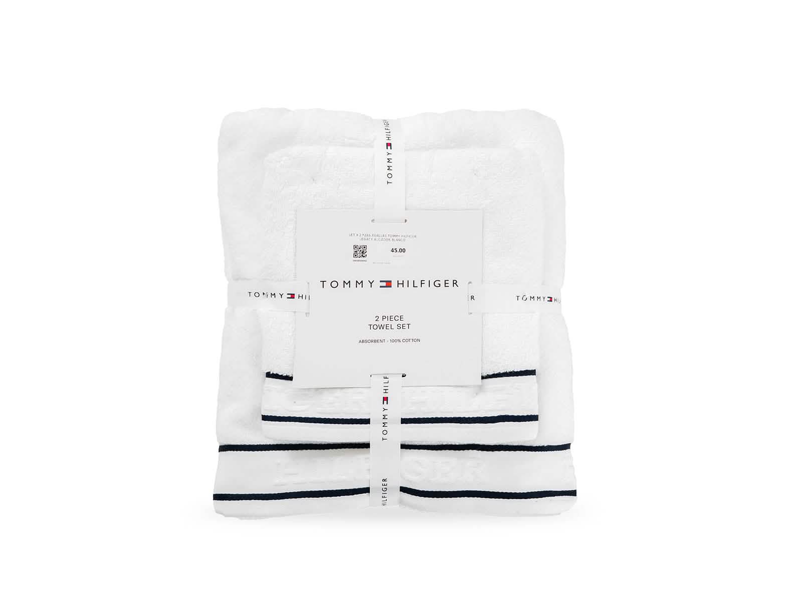 Set x2 Toallas Tommy Hilfiger Legacy #Color_Blanco