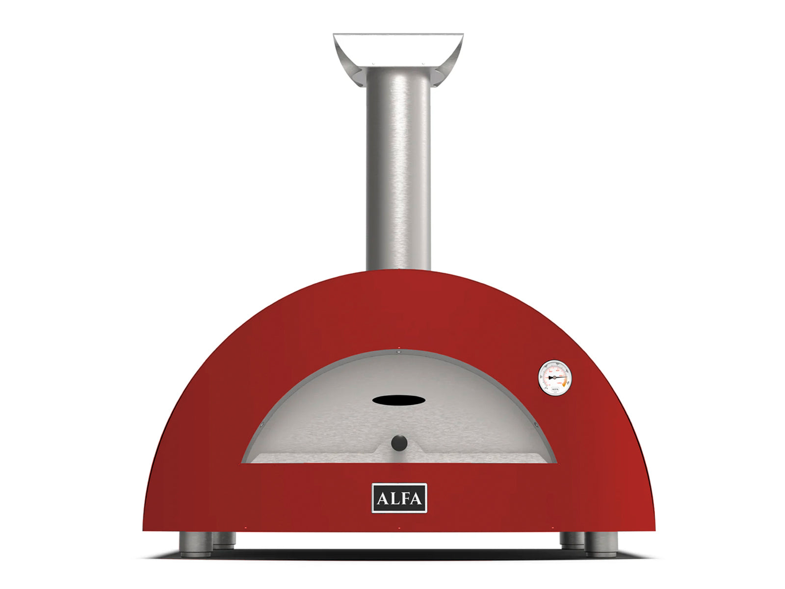 Horno Moderno 1 Pizza a Leña Alfa Forni #Color_Rojo