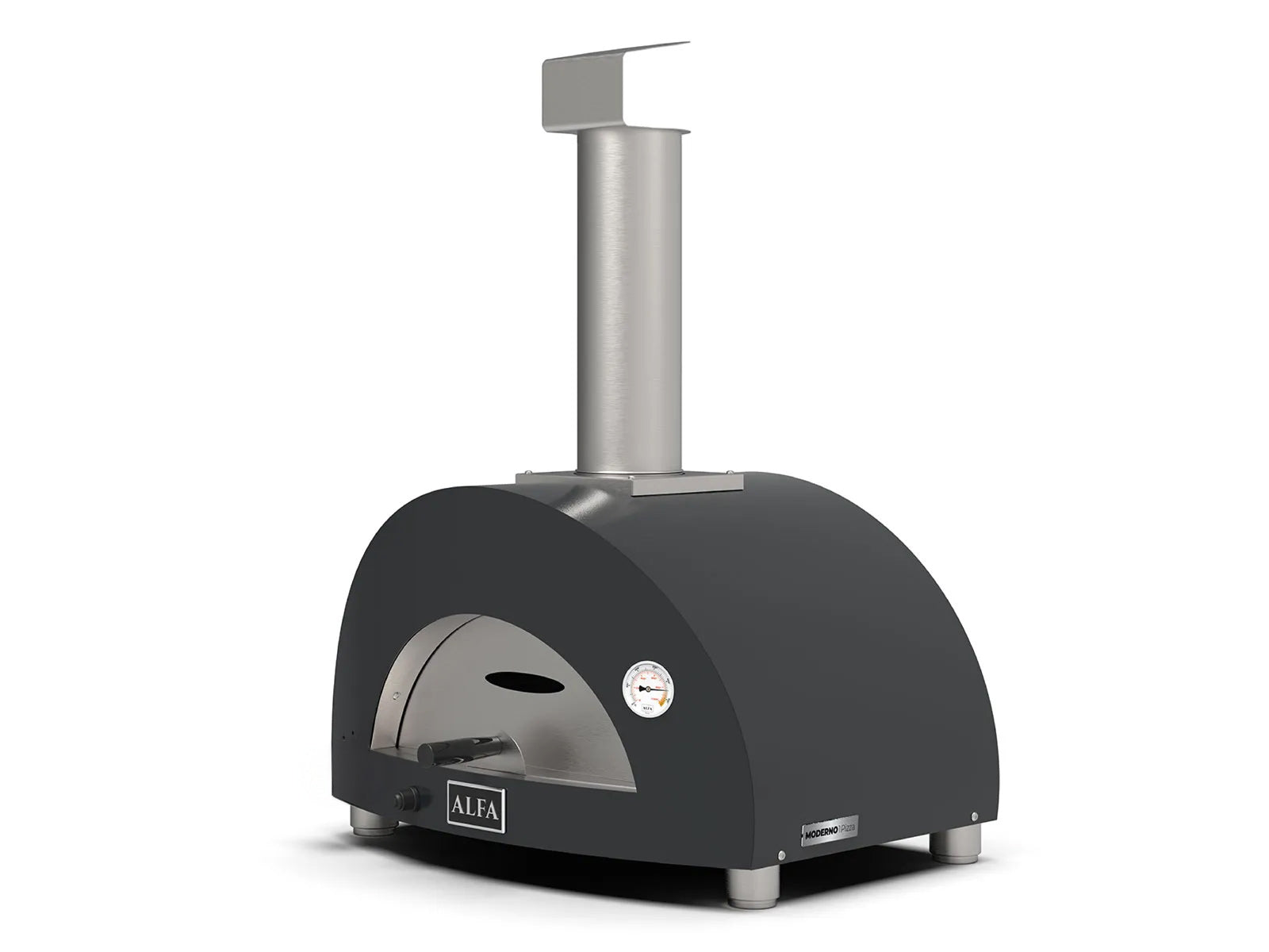 Horno Moderno 1 Pizza a Leña Alfa Forni #Color_Gris
