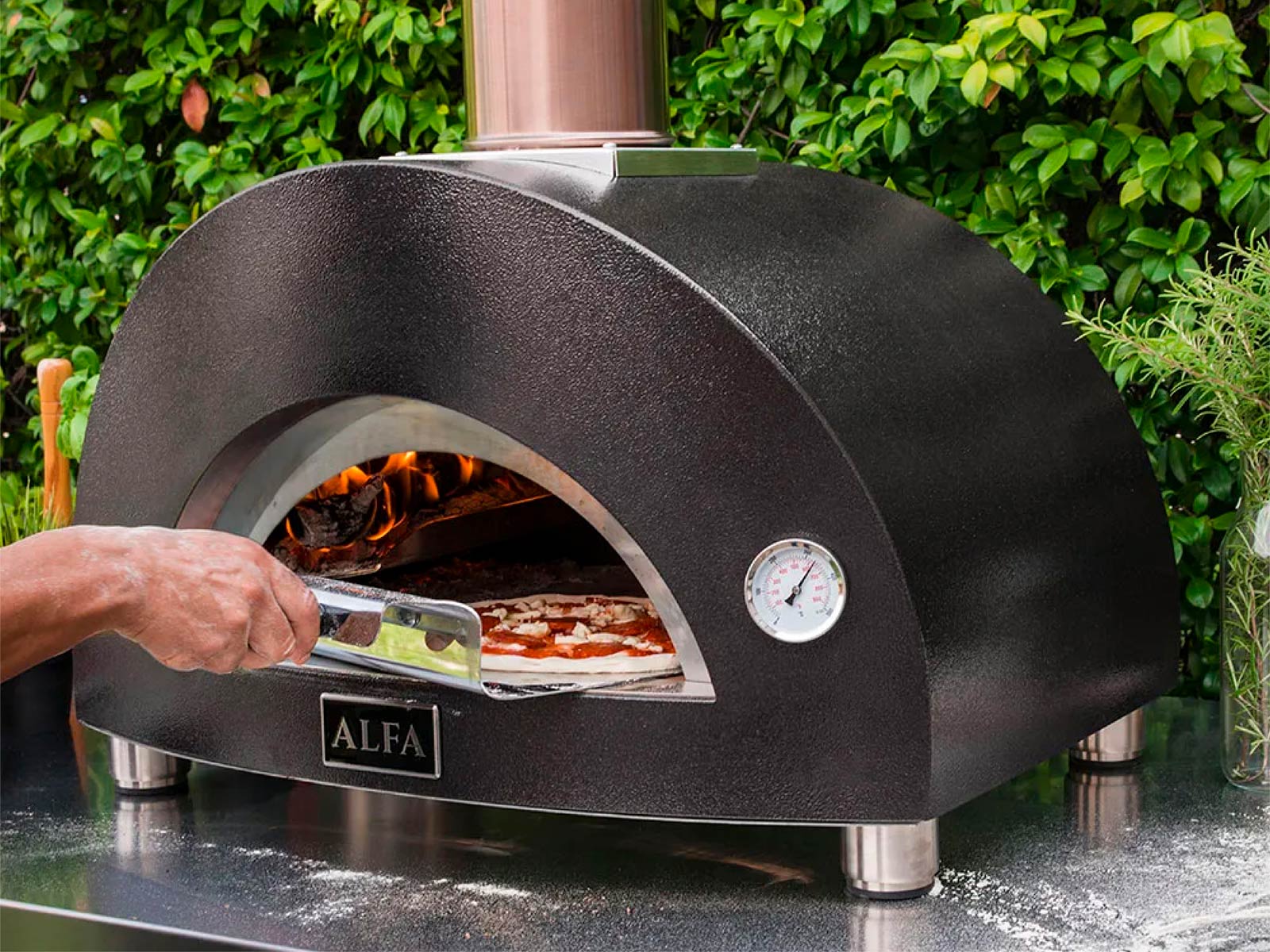 Horno Moderno 1 Pizza a Leña Alfa Forni