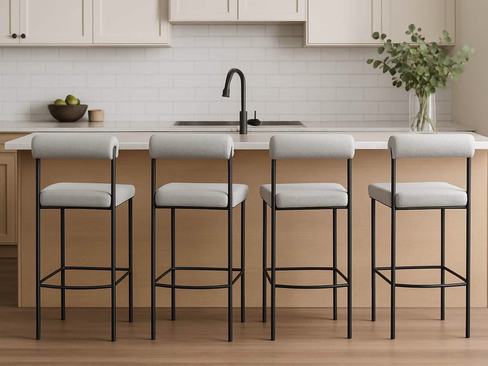 Set x4 Taburete Cocina Livorno