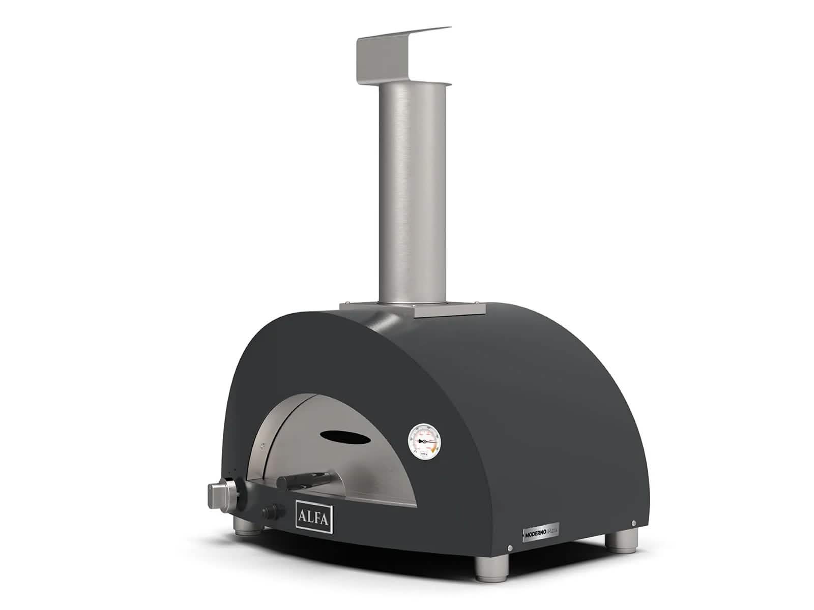 Horno Moderno 2 Pizzas a Gas Alfa Forni #Color_Gris
