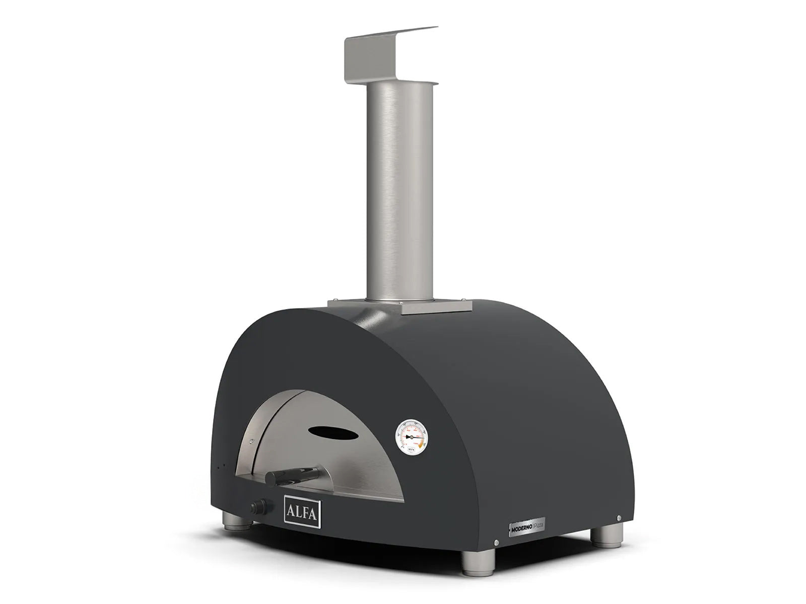 Horno Moderno 2 Pizza a Leña Alfa Forni #Color_Gris