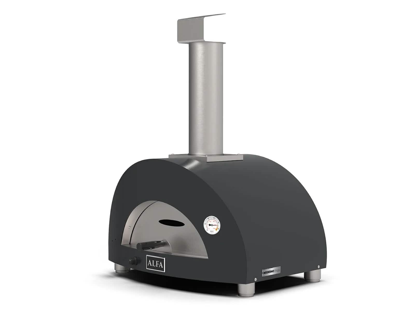 Horno Moderno 2 Pizza a Leña Alfa Forni #Color_Gris
