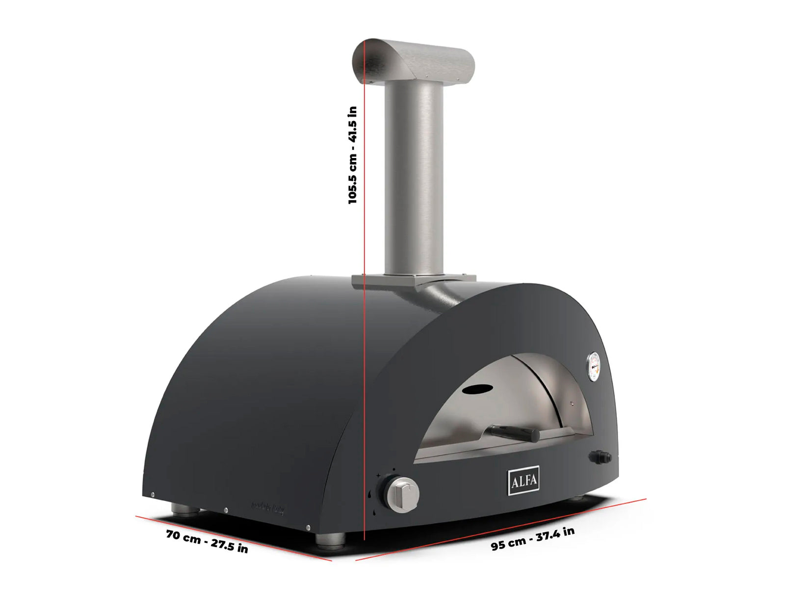 Horno Moderno 2 Pizza a Leña Alfa Forni