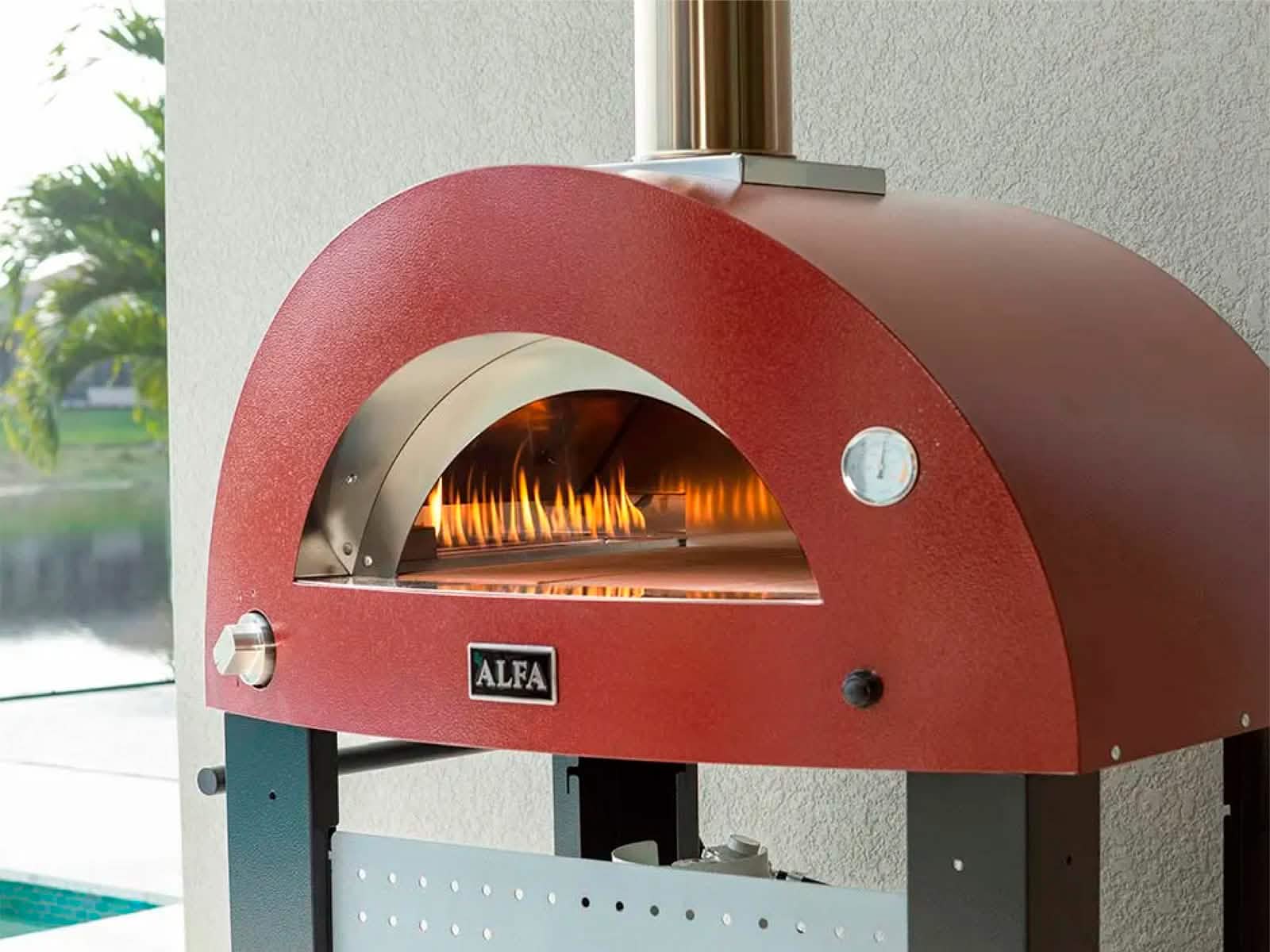 Horno Moderno 2 Pizzas a Gas Alfa Forni