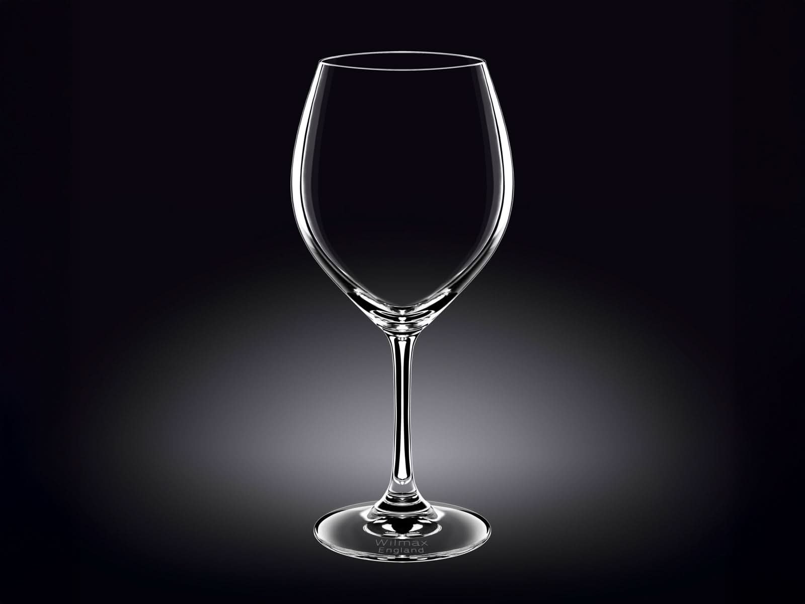 2 Copas de Vino 24 Fl Oz Wilmax Transparente