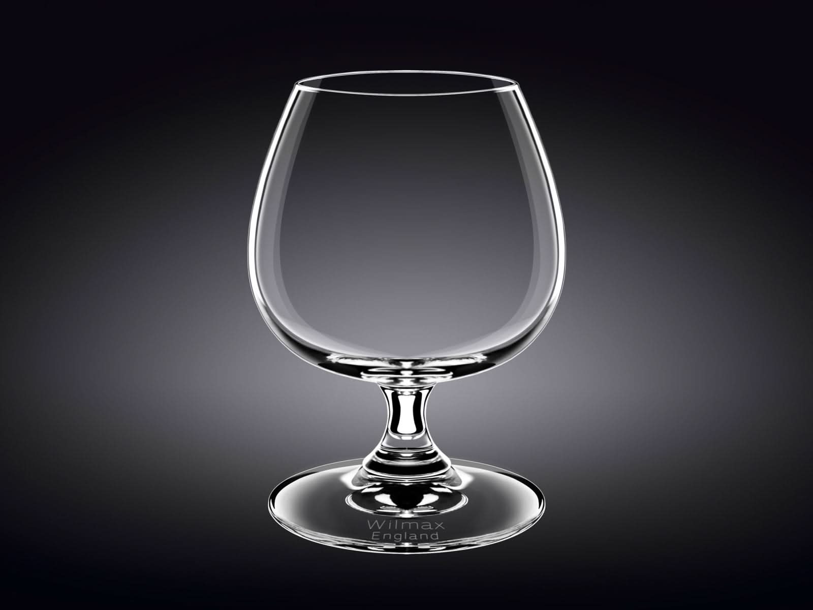 Copas Coñac Set x6 Mondial Transparente Wilmax Warenhause