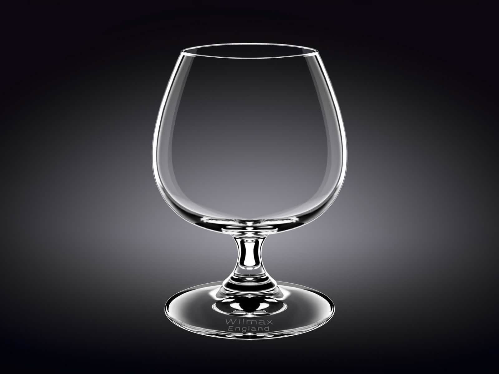Copas Coñac Set x6 Mondial Transparente Wilmax Warenhause