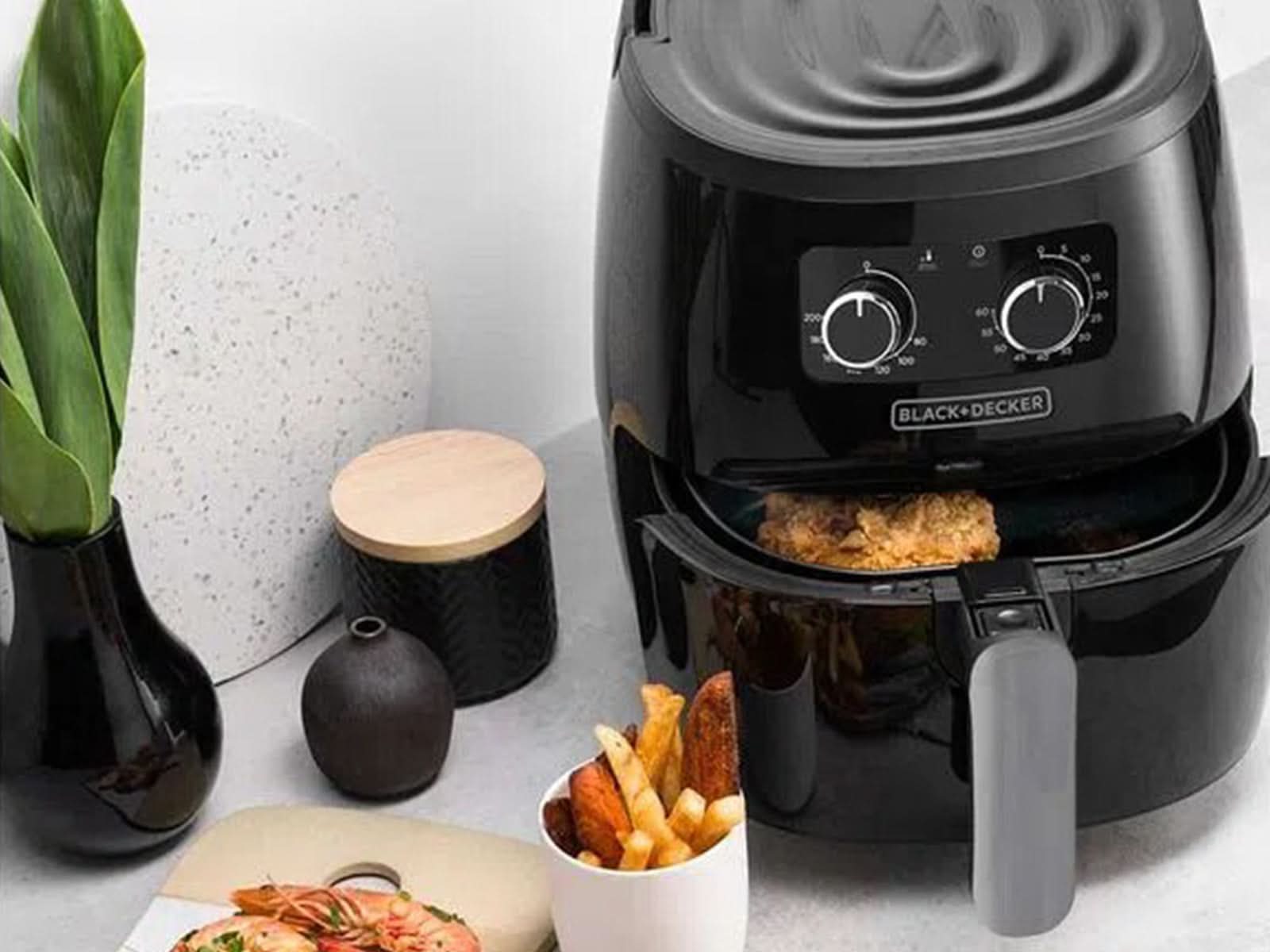 Freidora De Aire 5,7L Negro Black & Decker