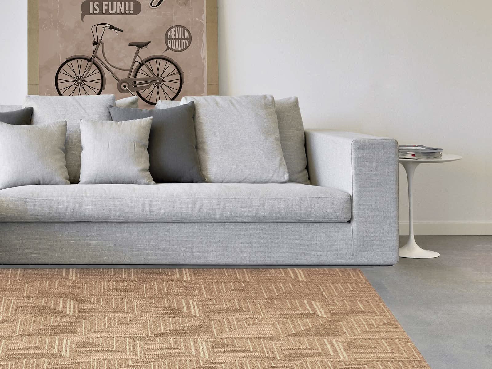 Alfombra Polar Figuras #Color_BurlyWood