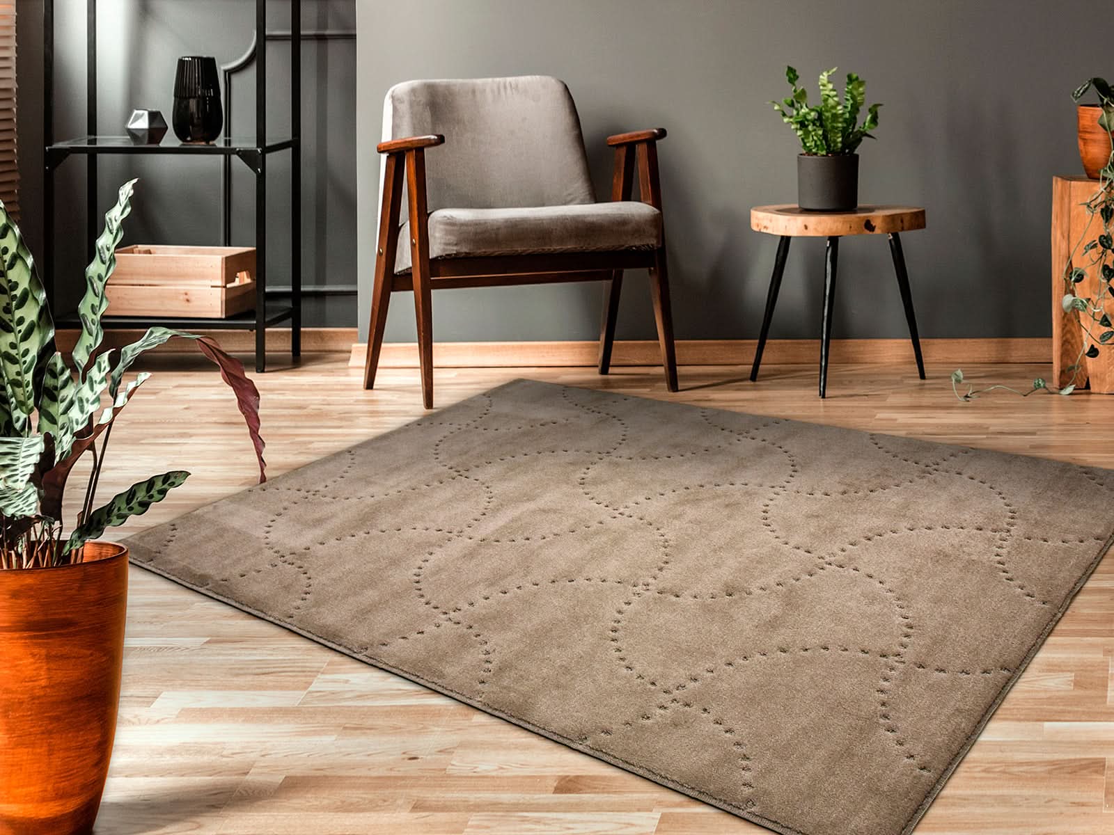 Alfombra Hampton #Color_Chocolate