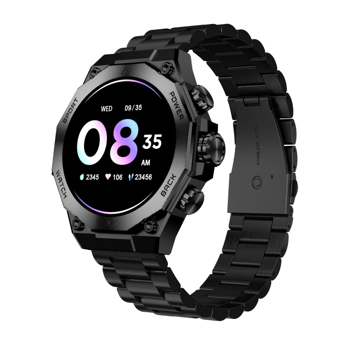Reloj Smart Black/Black SS Monster